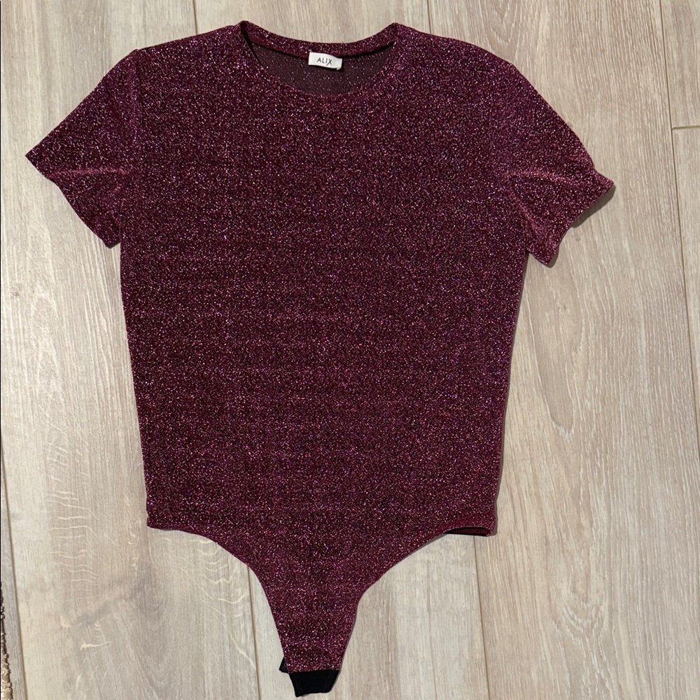 Women's Alix NYC Glitter Bodysuit